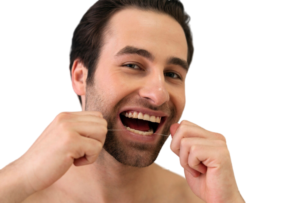 Traditional dental floss