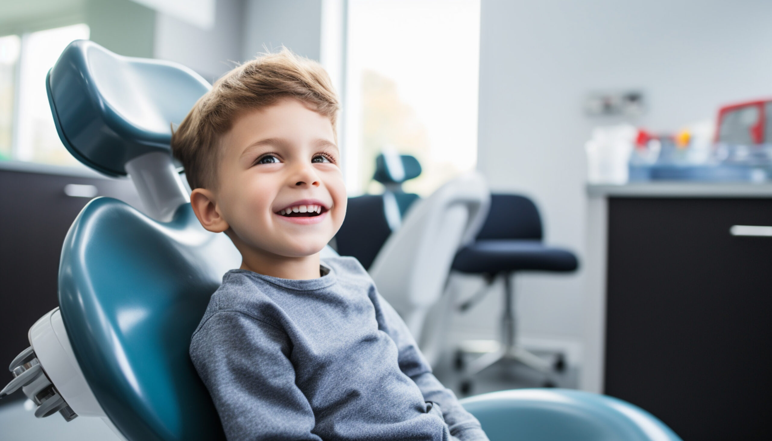 child at bundall dental clinic for a dental check up
