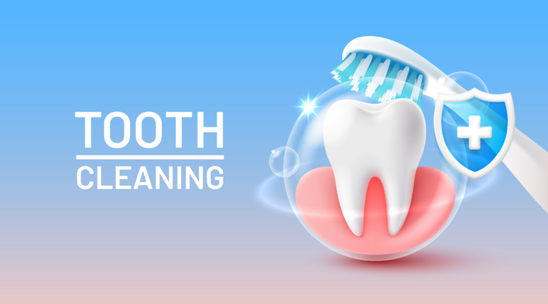 tooth cleaning